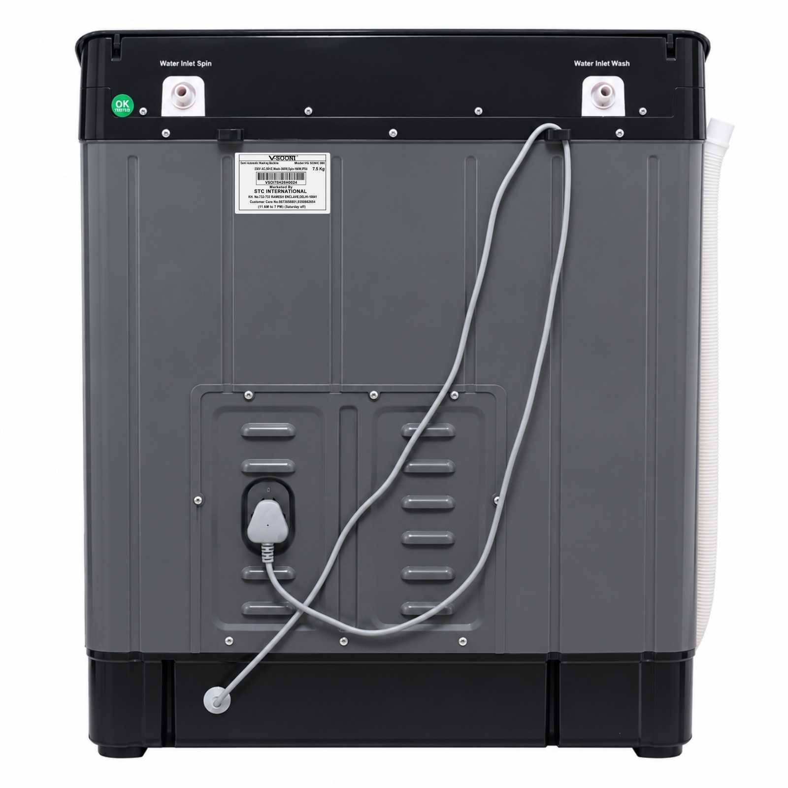 VSOONI W/M 9.5 KG ( VG WASH PRO 1030)