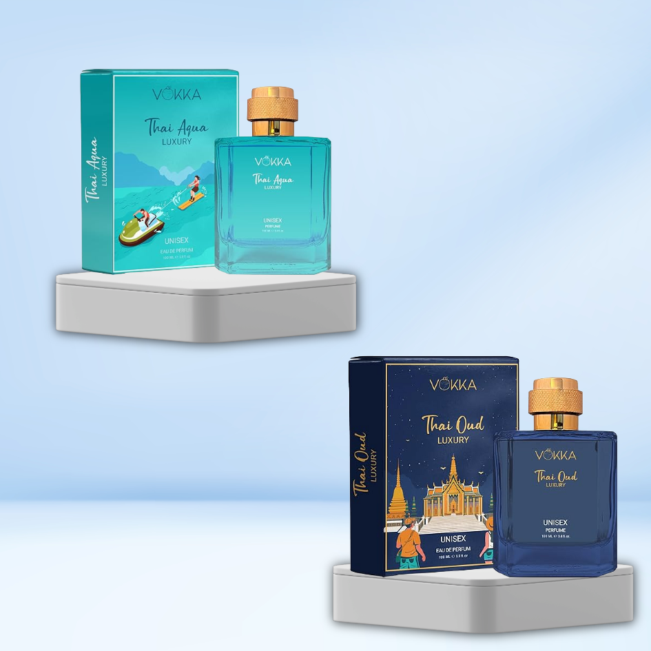 VOKKA THAI AQUA AND AQUA LUXERY PERFUME 100X2ML